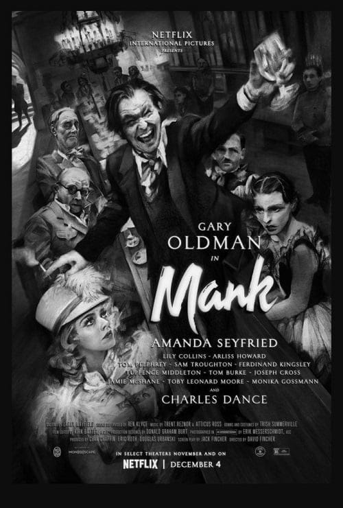 ดูหนังออนไลน์ฟรี Mank (2020)  NETFLIX