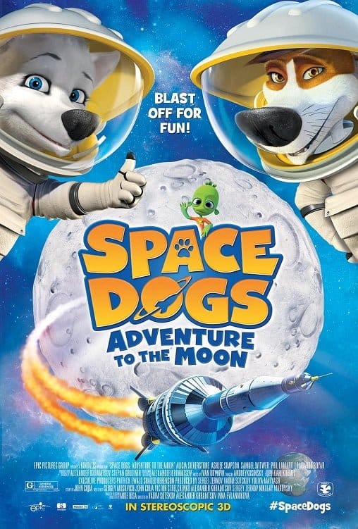 ดูหนังออนไลน์ฟรี Space Dogs Adventure to the Moon (2016)