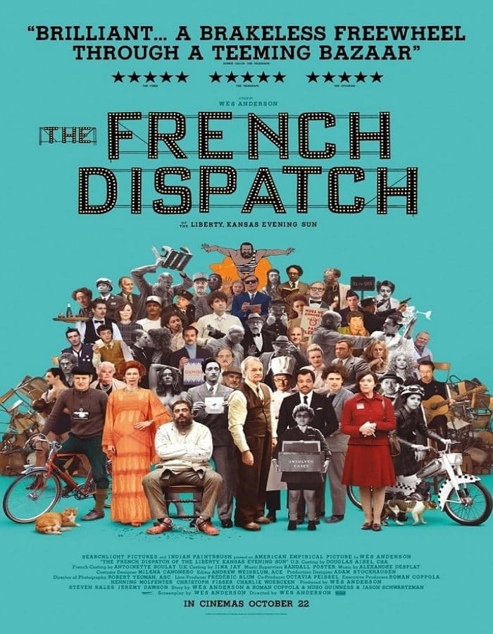 ดูหนังออนไลน์ฟรี The French Dispatch (2021)