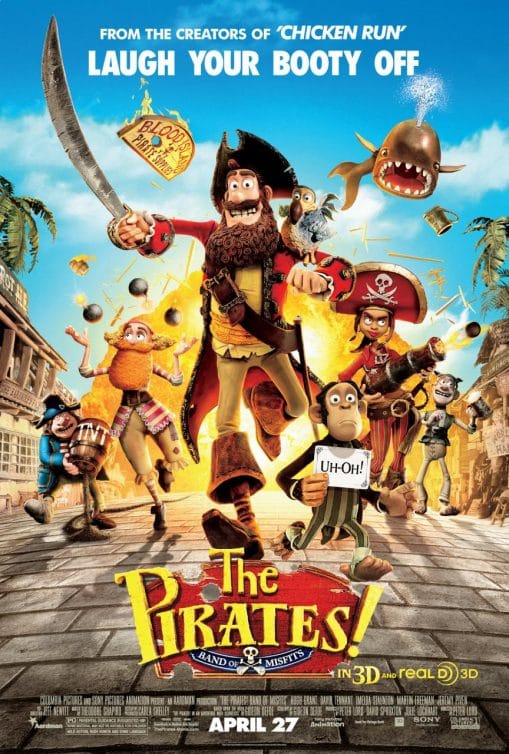 ดูหนังออนไลน์ฟรี The Pirates! Band of Misfits (2012)