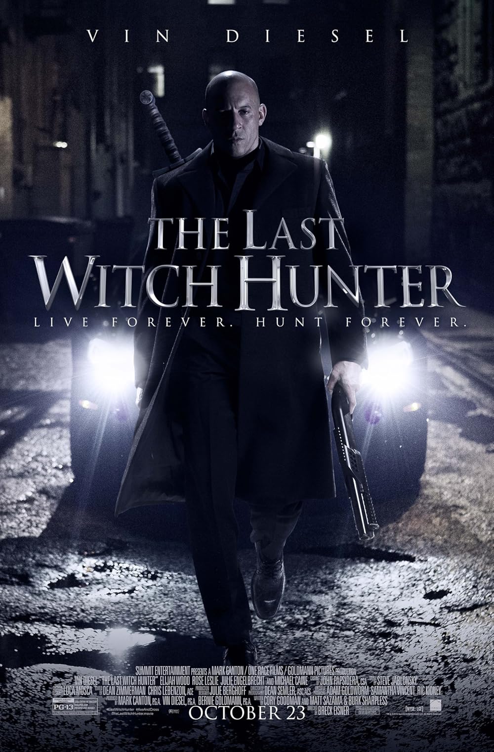 ดูหนังออนไลน์ฟรี The Last Witch Hunter (2015)